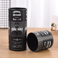 Embalagem essencial de óleo tubo de papel preto revestido personalizado