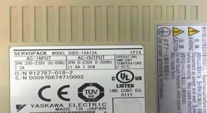 SGDS-15A12A Yaskawa Frequency Converter Power Output Driver