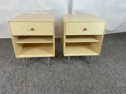 Modern Wooden Bedside Table Bedroom Furniture Nightstand