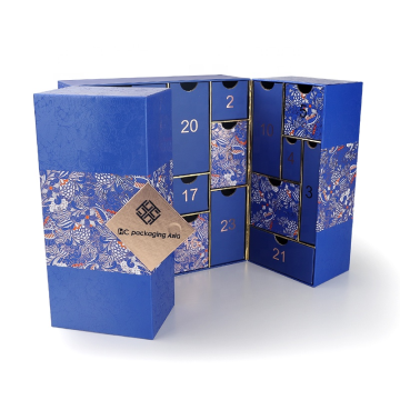 Kalendar Kristal Advent Kalendar Kotak Kosmetik 24 Kotak