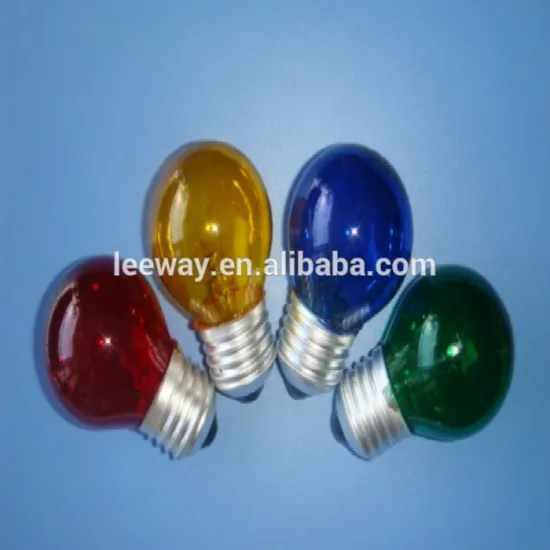 E27 15W G40 G45 Globe Color Bulb