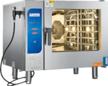 Glead Factory Direct Supply: High Quality Stainless Steel Commercial 10-Trays Combi Oven for Bakery Shops