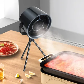 Mini Portable USB Rechargeable Chimney Extractor for Indoor/Outdoor Barbecue