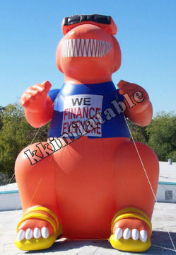 giant inflatable cartoon animal