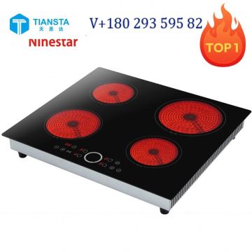 NS.D887 New Design Factory: 4 Burners Ceramic Hob Infrared Cooker Electric Stove