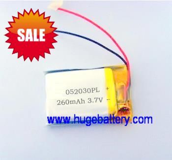 Lipolymer Rechargeable Battery 260mAh 202030