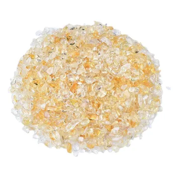 Wholesale Natural Topaz Stones: 3-5mm Healing Crystal Gravel for Jewelry & Nail Decor