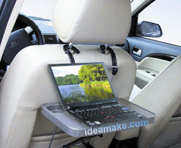 Multi-Functional Car Seat Back Folding Desk for Computer