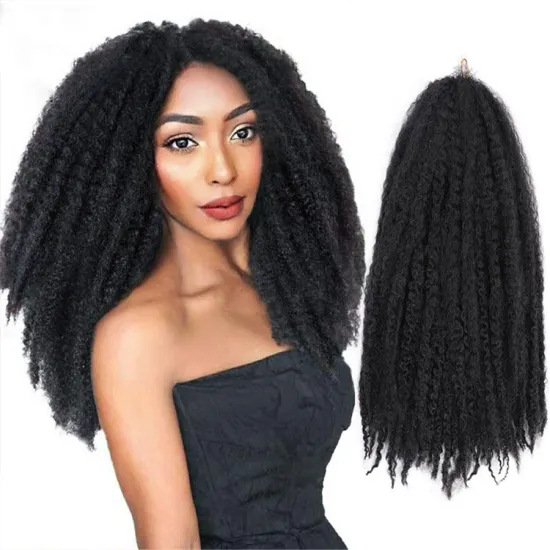 Aisi Beauty Wholesale Multi Color Soft Afro Kinky Marly Braiding Hair Extensions Crochet Hairpiece Synthetic Braiding Hair