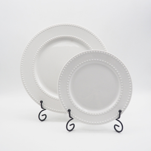 Placas de tabela de tabela de tabela de porcelana de grau de comida de luxo Conjunto de casamentos para jantar de porcelana Conjunto de jantar de porcelana