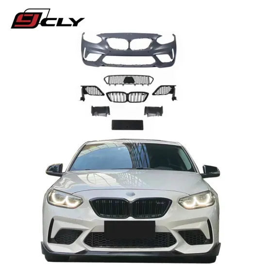CLY Car Bumper For BMW 1-Series F52 M2C Front Bumper with Grille Upgrade