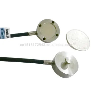 Compression miniature button type round load cell