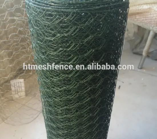 PVC coated poultry farm hexagonal chicken coop wire mesh