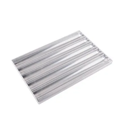 Aluminum Alloy Non-Stick French Bread Pan for Baguette Baking
