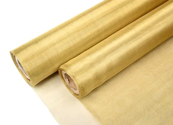 brass woven wire mesh filter