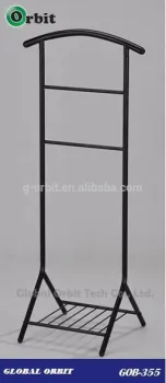 Modern metal clothes rack, metal valet rack, folding valet stand