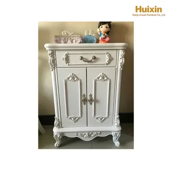 European Style Two Door Shoe Organizer Cabinet