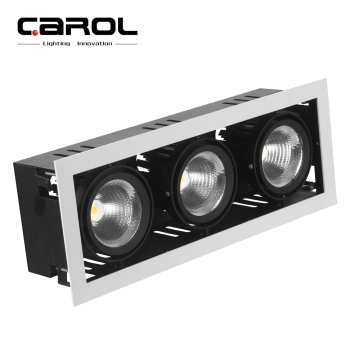 Carol Commercial Dimmable Adjustable High Lumen LED Downlight Grille Anti-Dazzle