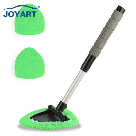 Long Handle Car Windshield Wash Brush Set - Window Cleaning Tool