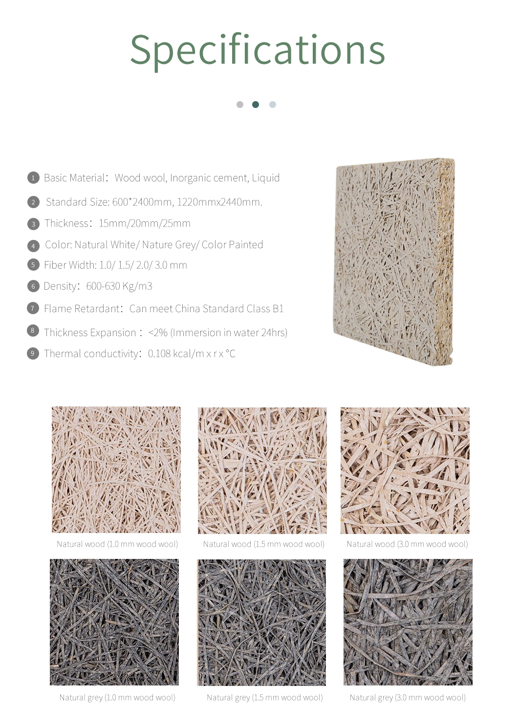 Best Wall Panels Building Material Wool Sound Absorption Panel for Office or Meeting Room