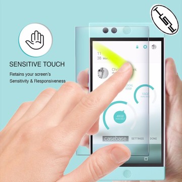 HUYSHE 9h hardness 2.5d round edge 0.33mm tempered glass screen protector for Nextbit Robin