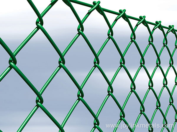 Chain Link PVC Coated and Galvanized Metal Mesh