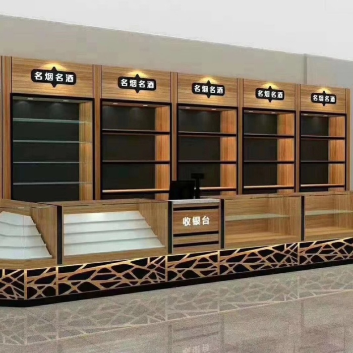 Tobacco and Alcohol Display Boutique Service Desk