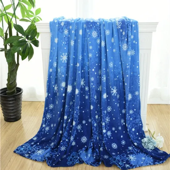 Amazon hot sell Super Soft  flannel Fleece blanket winter christmas fleece blanket