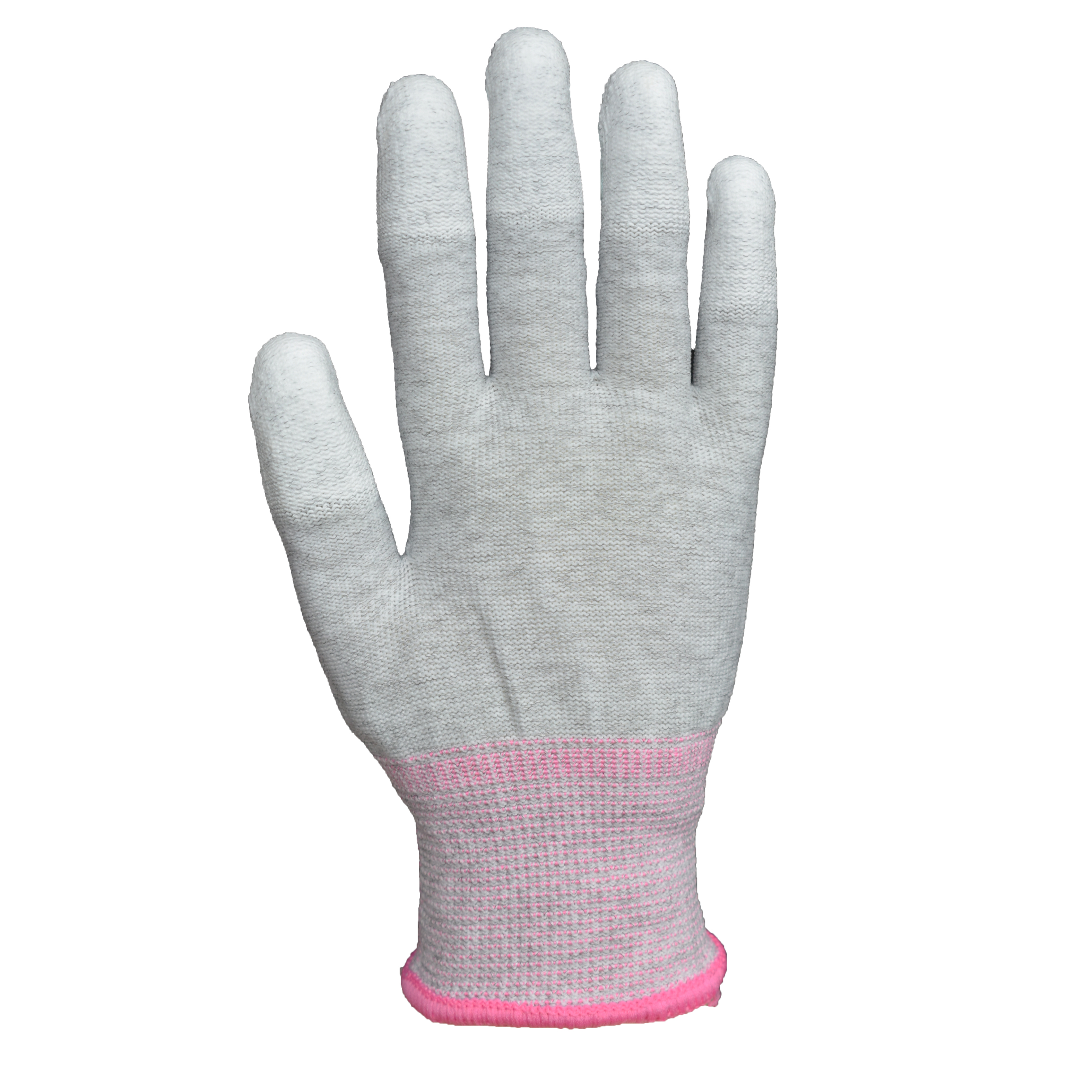 Thirteen pin nylon pu coated finger gloves