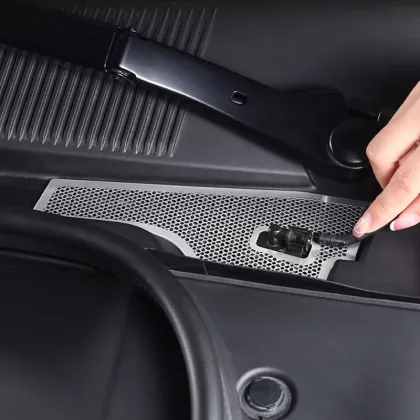 OEM Chrome Plated Stainless Steel Exterior Accessories for 2024 ZEEKR 001 Front Hood Dust Cover