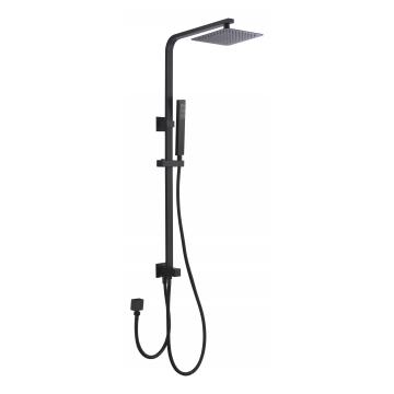 Matt Black Square Bathroom Shower System