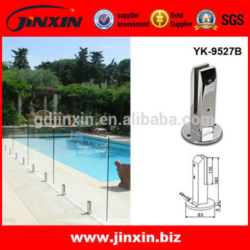 Stainless Steel Glass Frameless Folding Swimming Pool Spigot Fencing Glass Fence Price