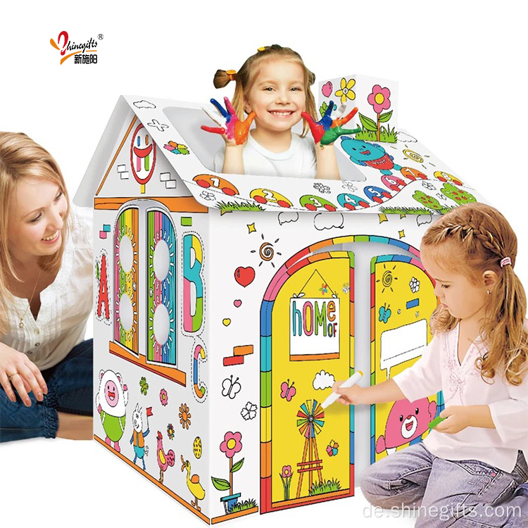 DIY Tent Toy House Kinder 3d DIY Doodle