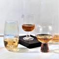 rose gold plated gin balloon glasses