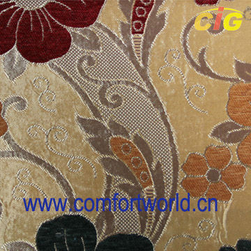 jacquard chenille upholstery fabric