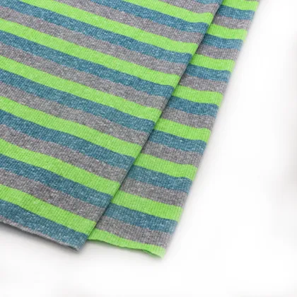 Customizable CT Yarn Dyed Ribbed Fabric