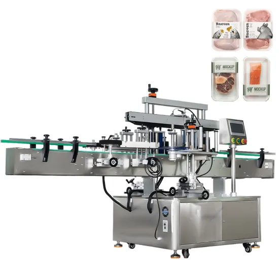 Stable Structure Label Stamping Equipment - Double Stick Two Sides Labeling Machine for Cosmetic Paste Bottle Pack Factory Direct Sale