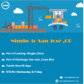 FCL Ocean Freight من Ningbo إلى San Jose