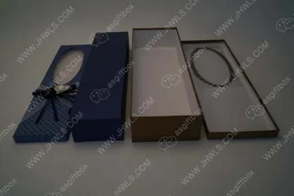A Handmade Rectangular Half-hollow Gift Box