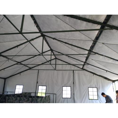 Camouflage Tent with Durable Canvas and Metal Frame