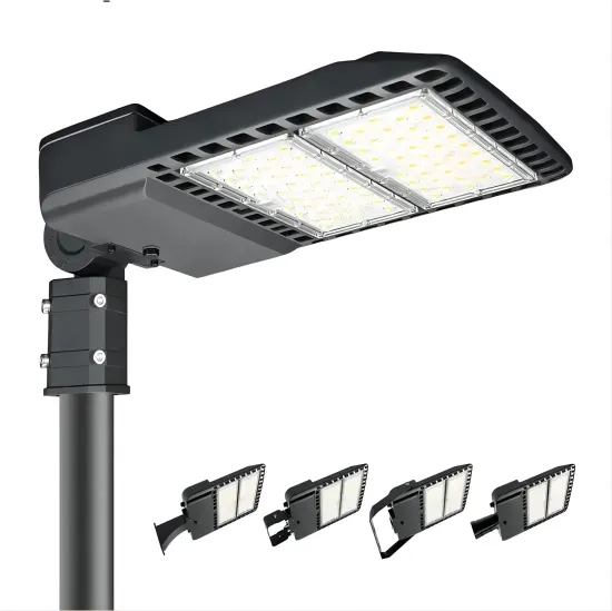 IP66 Waterproof LED Shoebox Light with IK10 Shockproof and Solar Motion Sensor for Streets (24V/48V)