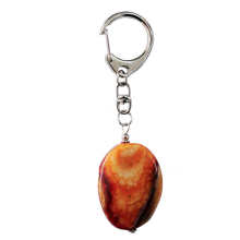 Natural Gemstone Agate Keychain