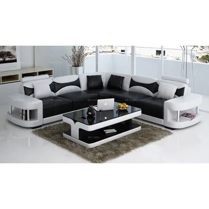 U Shaped 7 Seater Corner Sofa Set - Factory Wholesale Living Room Combination Sofa