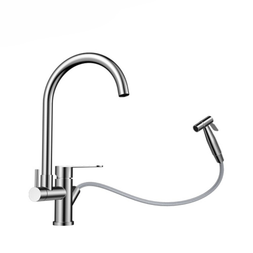 304-Stainless Steel Sink Tap Pull out Kitchen Faucets