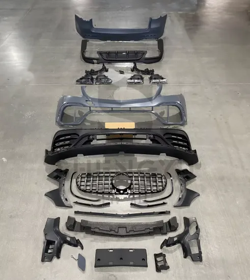 GLC63 AMG Style Body Kit for Benz X253 (2016-2019): Bumpers, Grille, Rear Diffuser, Exhaust Pipes
