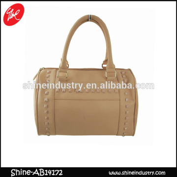 Rivet handbag/lady handbag/design rivet lady handbag