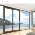 Modern aluminum sliding double glazed sliding door