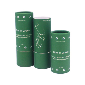 Body fragrance cardboard cylinder packaging push-up tube