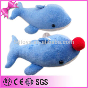 wholesale stuffed sea animal blue plush whale toy for kid