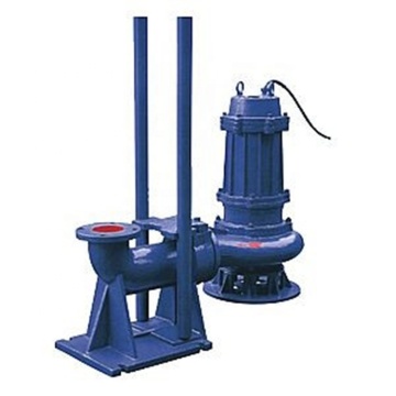 QW WQ Wet Well Sewage Submersible Pump with Duck-foot Bend Elbow and Auto Coupling